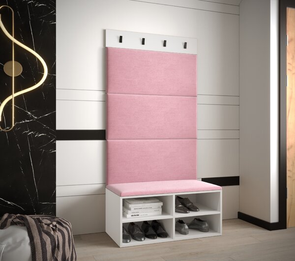 Předsíňová stěna Miro 2 - bílá Barva: Mátová - Manila 11