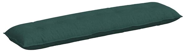 Polštář na záda Tmavě zelená 200 x 19 x 50 cm textil