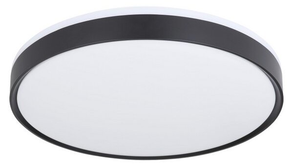 Globo 41587-24 LED stropní svítidlo Sonny 1x24W | 1300lm | 2700-6500K - dálkové ovládání, stmívatelné, noční režim, paměťová funkce, bílá, černá, opál