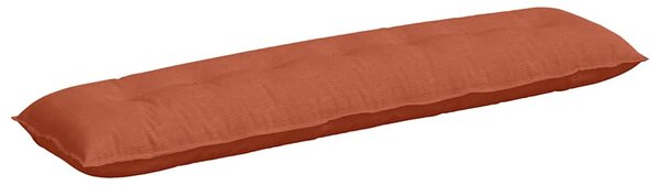 Polštář na záda Červená oranžová 200 x 50 cm Žebrovaná látka