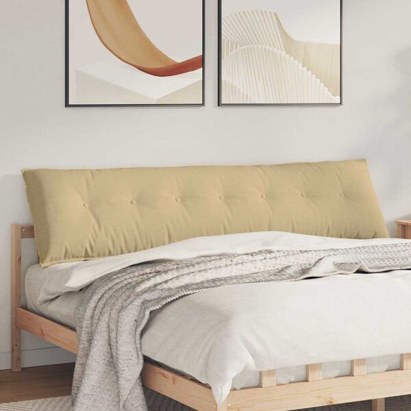 Polštář na záda Šedozelená 200 x 50 cm Žebrovaná látka