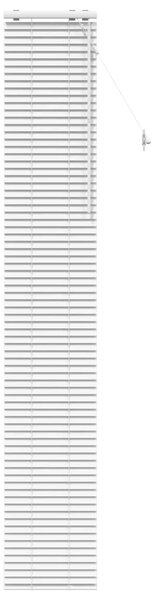 Venet školní žaluzie Bílá 40 x 250 cm 35 mm Masivní paulovnie