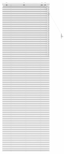Venet školní žaluzie Bílá 70 x 250 cm 35 mm Masivní paulovnie