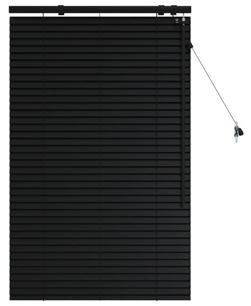 Venet školní žaluzie Černá 75 x 130 cm 35 mm Masivní paulovnie