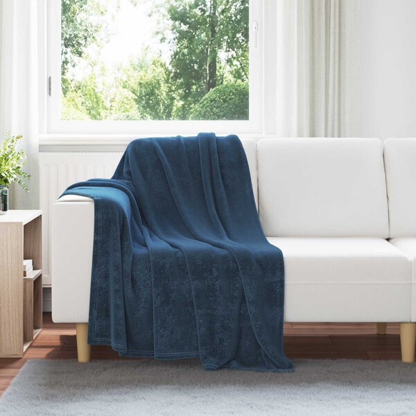 Dekorační deky 6 pcs Námořnická modrá 130 x 150 cm Fleece