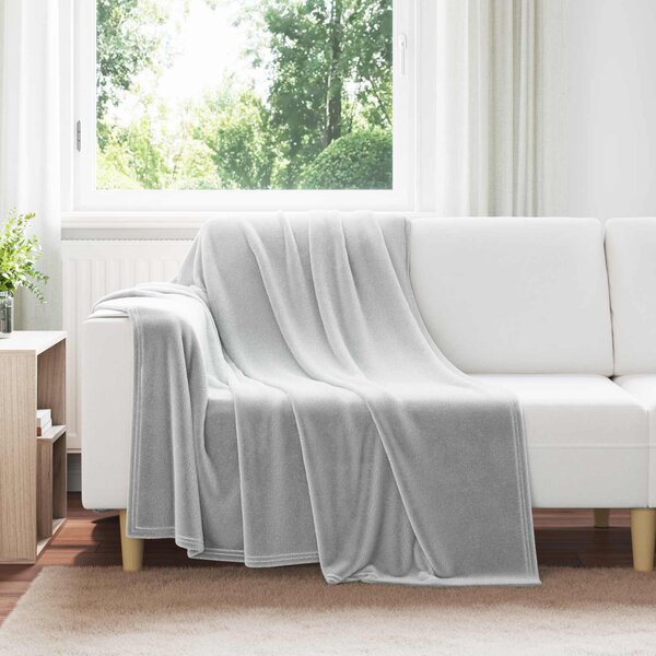 Dekorační deky 6 pcs Šedá 150 x 200 cm Fleece