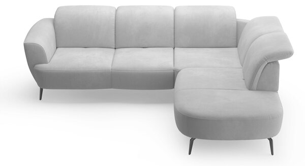 ROHOVÁ SEDAČKA, textil, šedá Sit & More - Sedací soupravy, Online Only