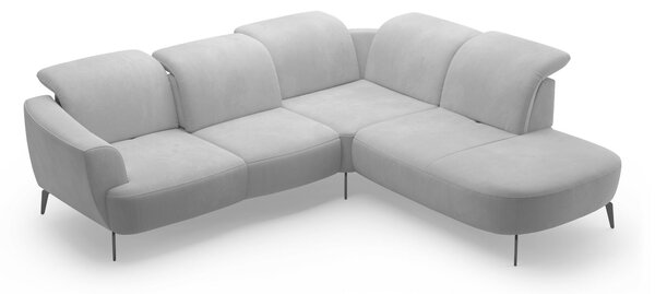 ROHOVÁ SEDAČKA, textil, šedá Sit & More - Sedací soupravy, Online Only