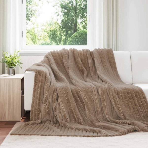 Plažová deka Velbloudí 270 x 240 cm Fleece