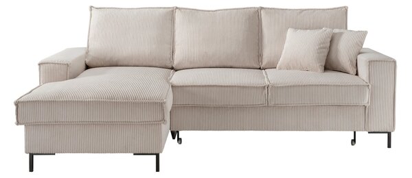 ROHOVÁ SEDAČKA, textil, béžová P & B - Sedací soupravy, Online Only