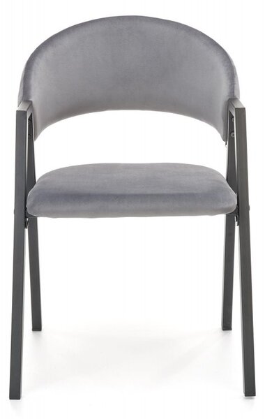Halmar Jídelní židle / křeslo K473 šedá