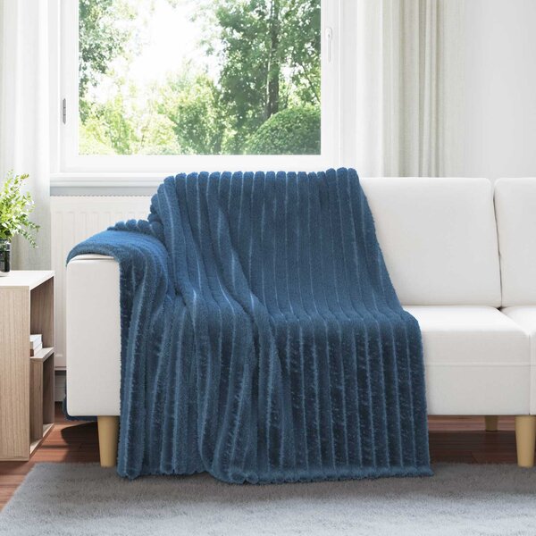 Dekorační deky 6 pcs Námořnická modrá 200 x 150 cm Fleece