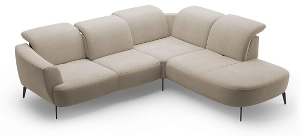 ROHOVÁ SEDAČKA, textil, béžová Sit & More - Sedací soupravy, Online Only