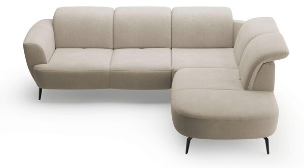 ROHOVÁ SEDAČKA, textil, béžová Sit & More - Sedací soupravy, Online Only
