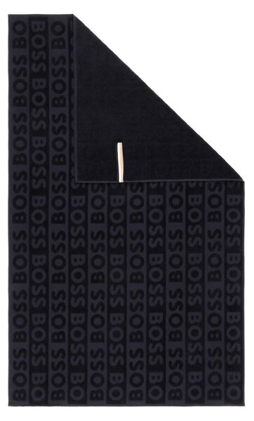 OSUŠKA NA PLÁŽ, 90/150 cm, černá Hugo Boss - Plážové osušky