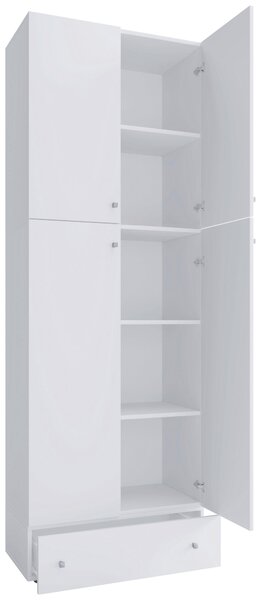 SKŘÍŇ NA ŠANONY, bílá, 70/200/39 cm MID.YOU - Online Only kancelářský nábytek, Online Only