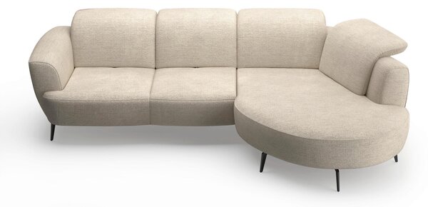 ROHOVÁ SEDAČKA, textil, pískové barvy Sit & More - Sedací soupravy, Online Only