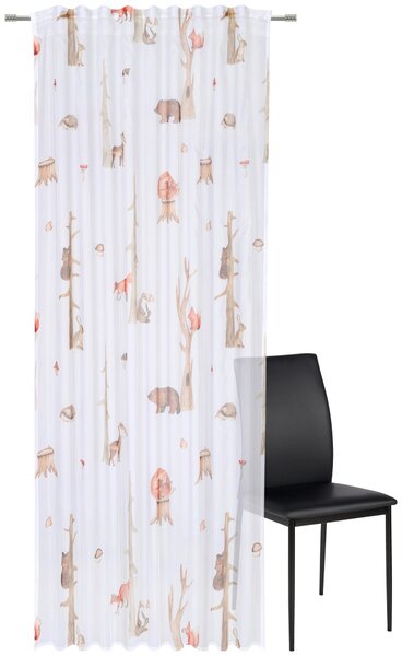 DĚTSKÝ ZÁVĚS, poloprůhledné, 140/245 cm Ben'n'jen - Dětské závěsy