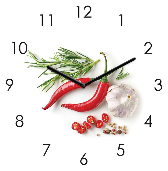 NÁSTĚNNÉ HODINY vícebarevná 20/20 cm Euroart - Nástěnné hodiny