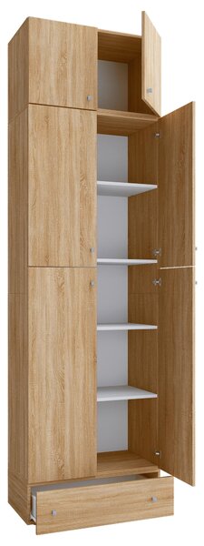 SKŘÍŇ NA ŠANONY, Sonoma dub, 70/240/39 cm MID.YOU - Online Only kancelářský nábytek, Online Only