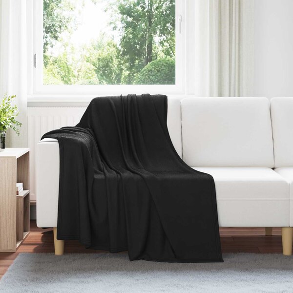 Dekorační deky 24 pcs Černá 170 x 130 cm Fleece