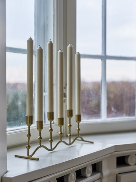 Kovový svícen Kiri Metal Brass