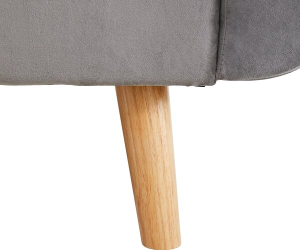 ROZKLÁDACÍ POHOVKA, textil, šedá P & B - Rozkládací pohovky, Online Only