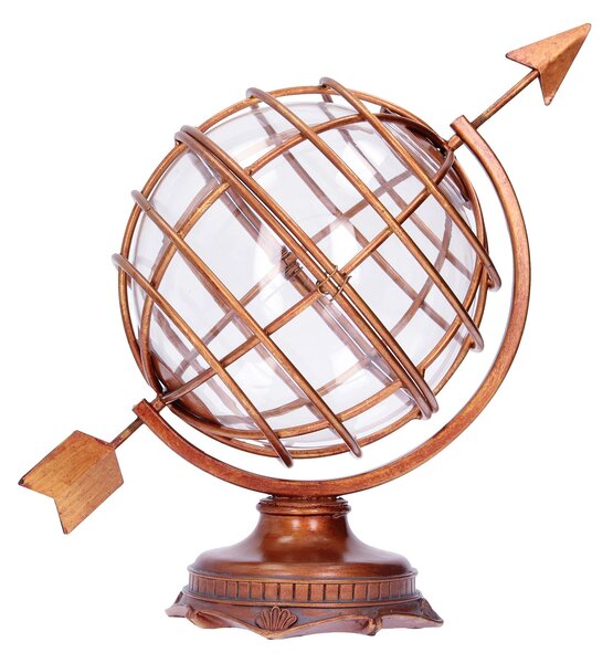 Dekorace Globus výška 34,5cm