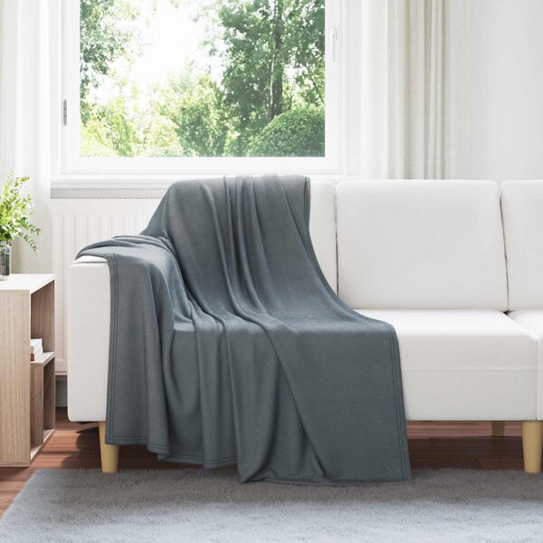 Dekorační deky 24 pcs Tmavě šedá 170 x 130 cm Fleece