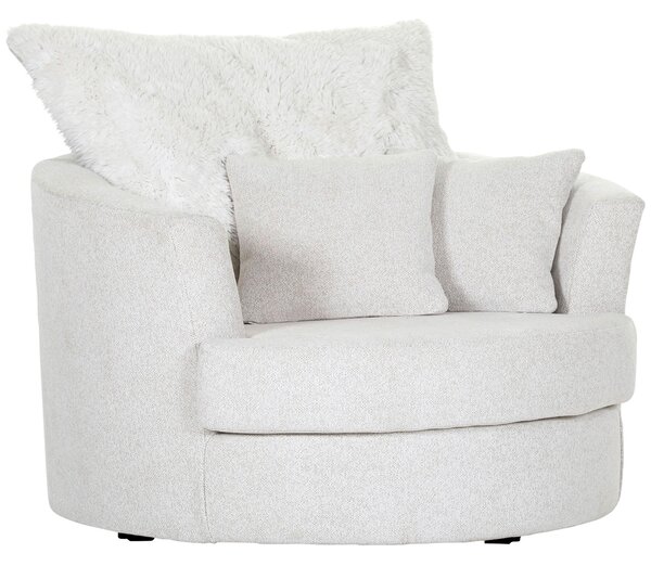 KŘESLO, textil, bílá Carryhome - Křesla klasická