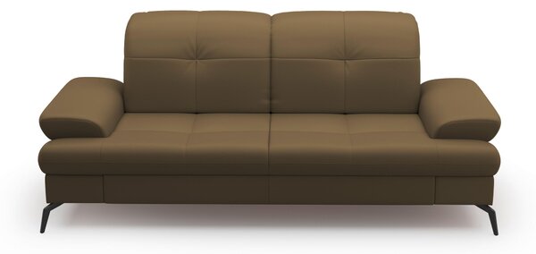 2,5SEDÁK, olivově zelená, kombinace pravá kůže/látka Sit & More - Pohovky, Online Only