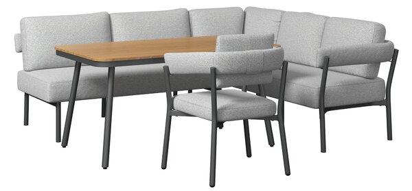 TERASOVÁ SEDACÍ SOUPRAVA kov, plast, textil Ambia Garden - Online Only zahradní nábytek, Online Only