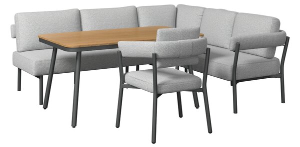 TERASOVÁ SEDACÍ SOUPRAVA kov, plast, textil Ambia Garden - Online Only zahradní nábytek, Online Only