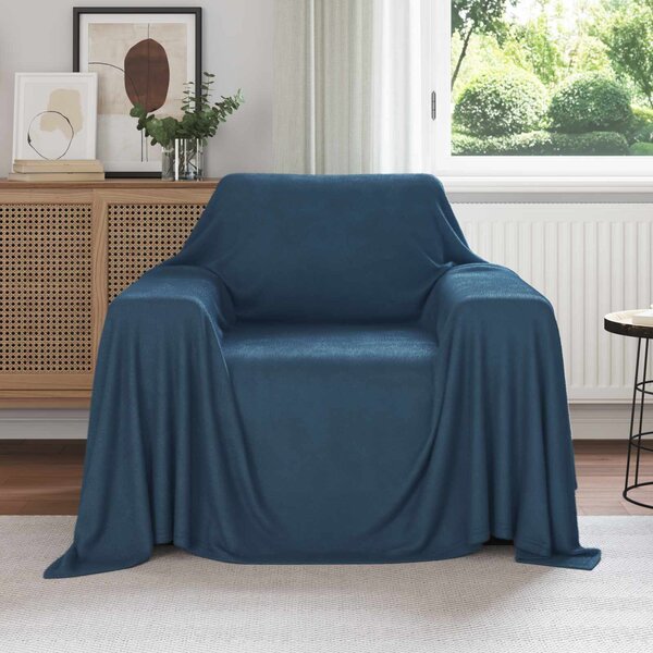 Dekorační deky 6 pcs Námořnická modrá 210 x 140 cm Fleece
