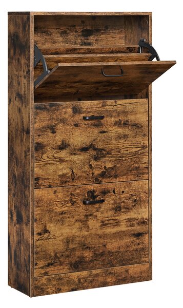 VYKLÁPĚCÍ BOTNÍK, hnědá, černá, 60/120/24 cm Boxxx - Online Only šatny & botníky, Online Only