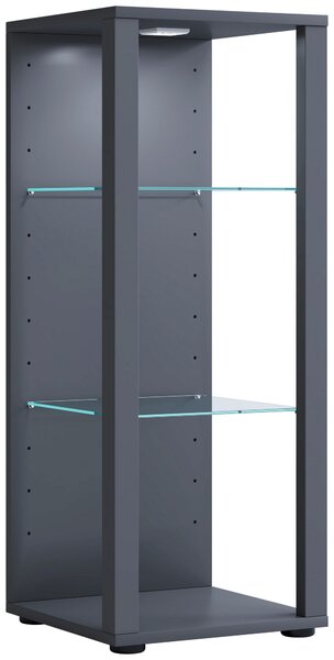 VITRÍNA, antracitová, 35/90/35 cm MID.YOU, Online Only