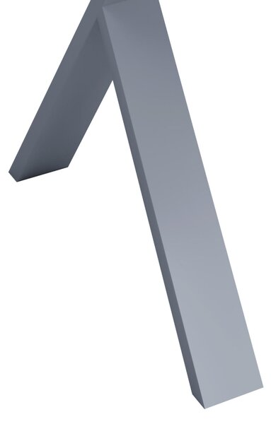 PSACÍ STŮL, barvy stříbra, bílá, 110/50/76 cm MID.YOU - Online Only psací stoly, Online Only