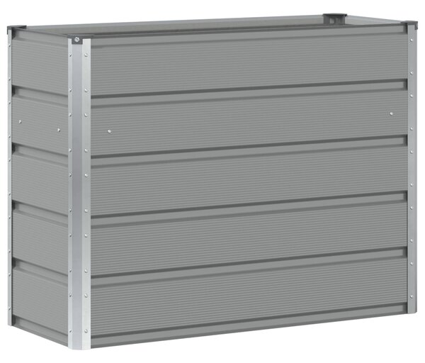 Truhlík Světle šedá 100 x 40 x 75 cm Ocel
