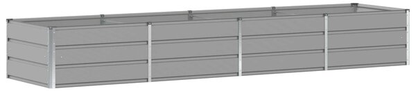 Truhlík Světle šedá 320 x 80 x 45 cm Ocel