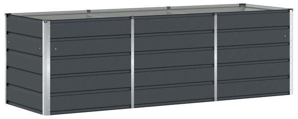 Truhlík Antracit 240 x 80 x 75 cm Ocel