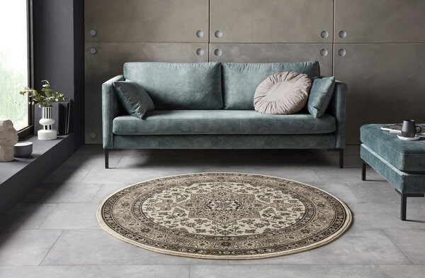 Kruhový koberec Mirkan 104105 Beige 160x160 cm