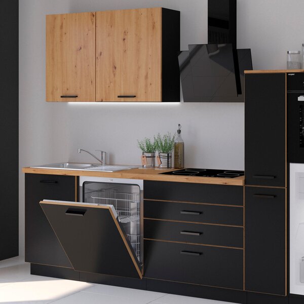 KUCHYŇSKÁ LINKA BLACKY 280 280 cm P & B - Online Only kuchyňské linky, Online Only