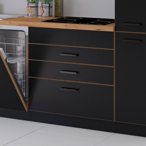 KUCHYŇSKÁ LINKA BLACKY 280 280 cm P & B - Online Only kuchyňské linky, Online Only