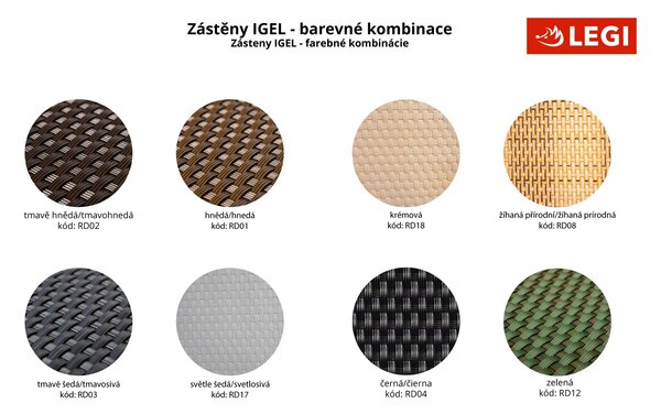 Balkonová zástěna LEGI 3 x 0,9 m, krémová ZJSG03601RD18 3926.90.97