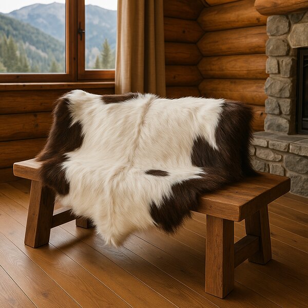 ARCTIC FUR Kozí kůže ALPINO velká 100% příroda