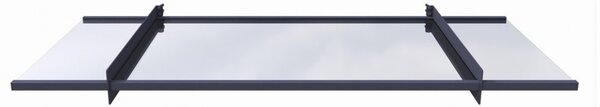 Palram Palram Nancy pultová rovná stříška čiré plexi 150 cm