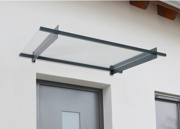 Palram Palram Nancy pultová rovná stříška čiré plexi 150 cm