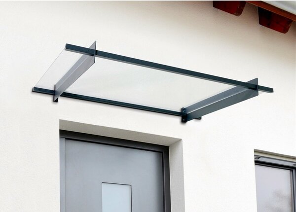 Palram Palram Nancy pultová rovná stříška čiré plexi 150 cm