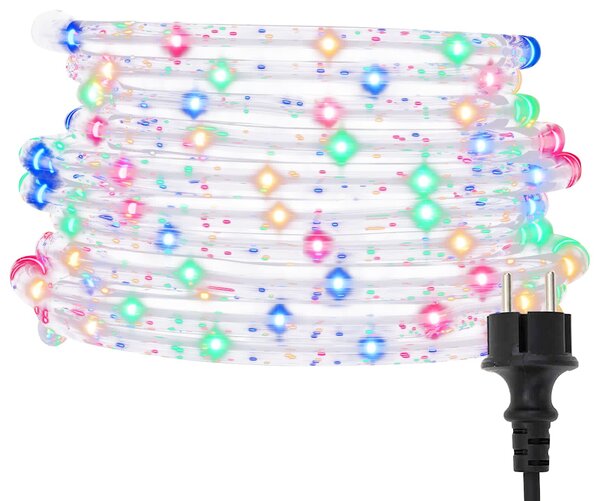 Světelný provaz s 2400 LED diodami Vícebarevný 100 m PVC