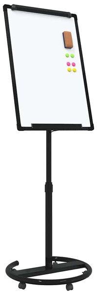 Magnetická bílá tabule Černá a bílá 62 x 62,5 x 197 cm EPS